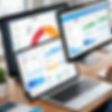 Pricing Comparison of Accounting Software Illustration comparing pricing tiers of accounting software