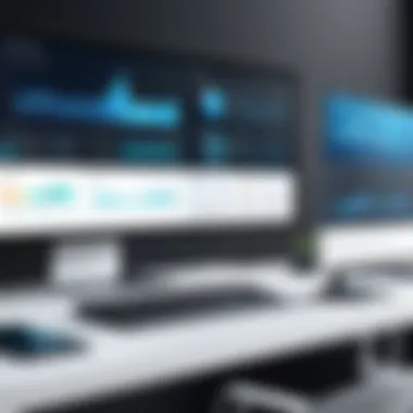 Innovative Presentation Software Showcasing innovative presentation software interfaces