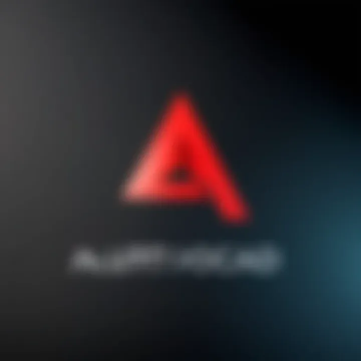 Autodesk AutoCAD logo with a modern design