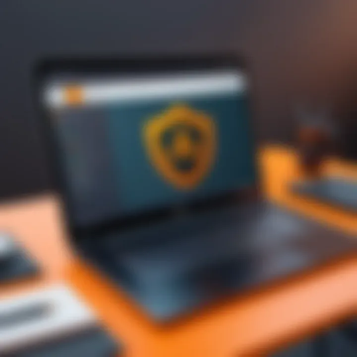 Illustration of Avast's advanced tools for enhanced protection