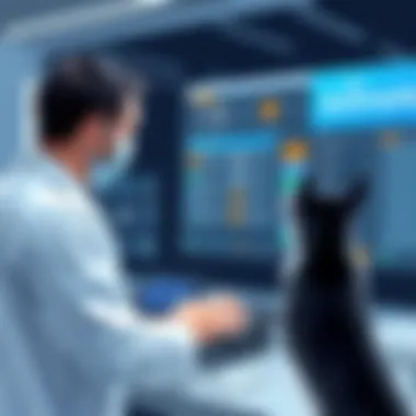 Advanced functionalities of Avimark being demonstrated