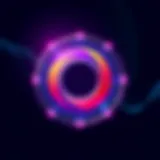 Showcasing a vibrant logo design created with software tools