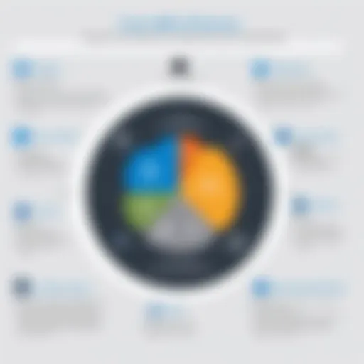 An infographic comparing the core functionalities of Microsoft Dynamics 365 and SAP.