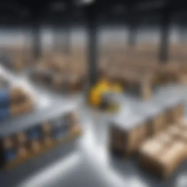 Automated systems in a warehouse enhancing operational efficiency