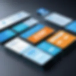 Visual representation of ERP software deployment models