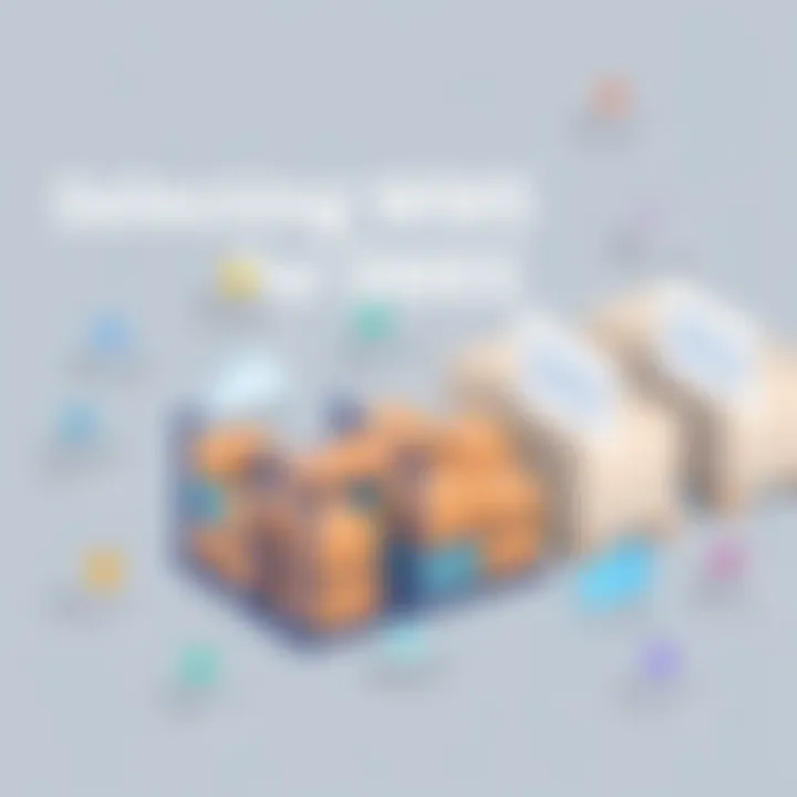 Selecting WMS for SMEs Infographic on selecting the right WMS for small to medium-sized enterprises