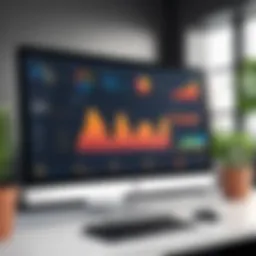 Detailed dashboard view of stock inventory software showcasing various metrics