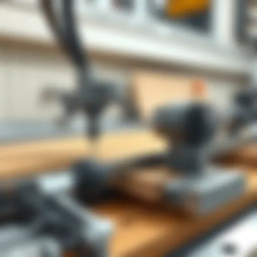 Precision Tools in Woodworking Machinery Advanced woodworking machinery showcasing precision tools