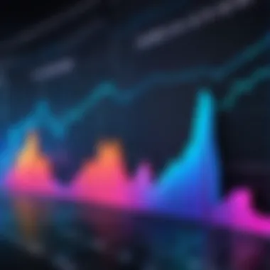 Graph showcasing trends in pricing data over time.