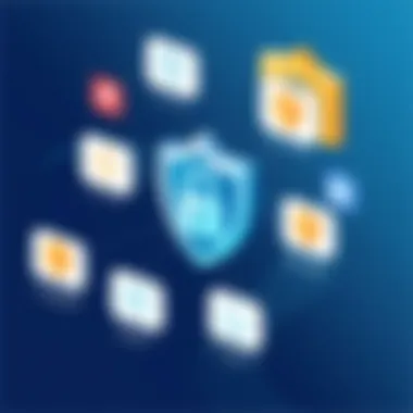 Security Features in CPanel Pro Security features of CPanel Pro illustrated with icons
