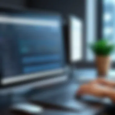 Enhancing Data Entry with Automation Tools Data entry automation interface showcasing efficiency and precision