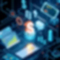 Visual representation of financial tracking with modern technology