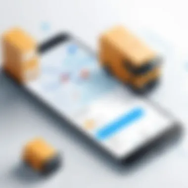 Tracking Deliveries with Mobile Solutions A mobile application showcasing delivery tracking features.