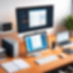 An organized digital workspace showcasing case files