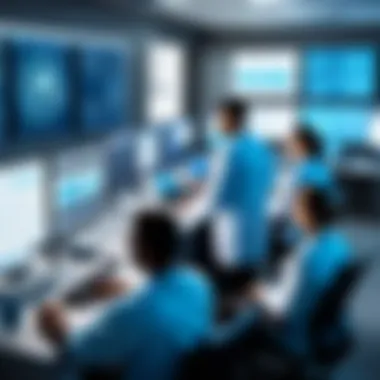 Collaboration in Healthcare with Epic Systems Healthcare professionals collaborating using Epic systems