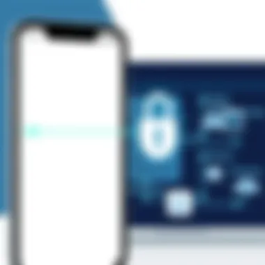 Illustration of secure data transmission using Duo Mobile