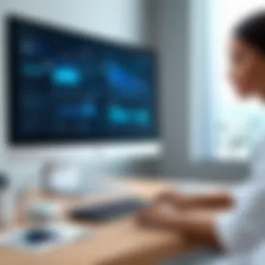 Leveraging Technology in Patient Care: A New Era Healthcare professional utilizing remote monitoring technology for patient care