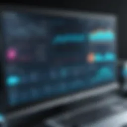 Advanced forensics software interface showcasing data analytics.