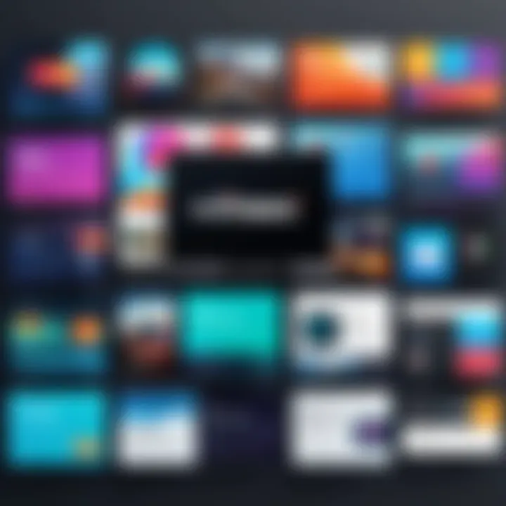 Showcasing various video content types