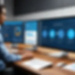 Visual representation of Workday's HCM solutions interface showcasing key features