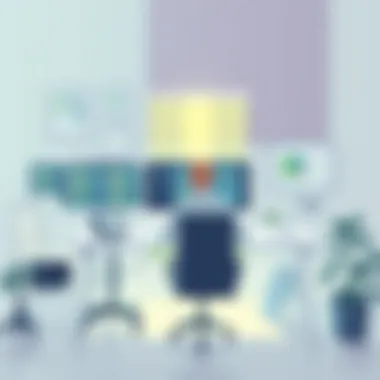 Balanced Work Environment Illustration of a balanced work environment