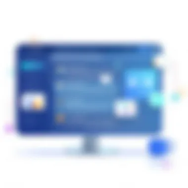 Collaboration Features in Task Management Applications A visual representation of collaboration features in a task management tool