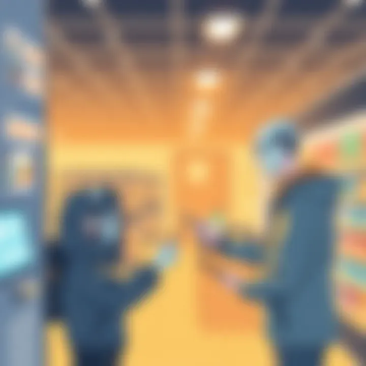 An engaging customer experience facilitated by technology-driven retail environments