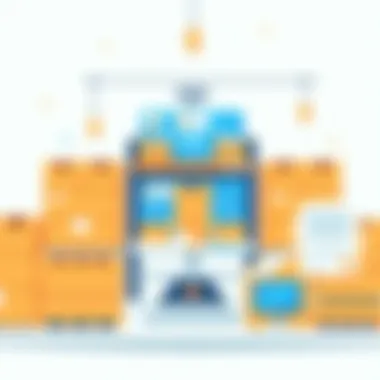 Illustration of automated inventory management system