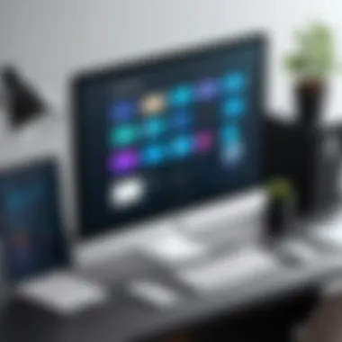 Top App Development Tools Overview An overview of top app development tools showcasing their interfaces and functionalities