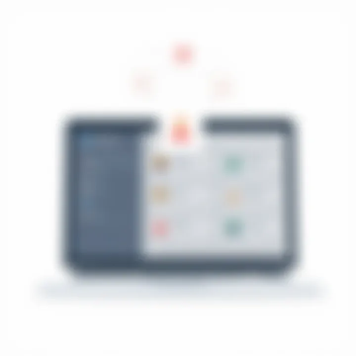 Confluence Windows App User Interface User interface of the Confluence Windows app showcasing collaboration tools