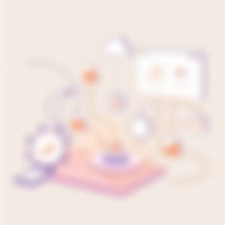 Graphical depiction of marketing automation connected via Zapier