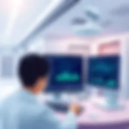 Visual representation of electronic health records integration in a hospital setting