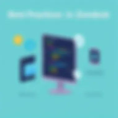 Visual representation of best practices for bug tracking in Zendesk