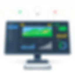 Showcasing the dashboard of golf registration software