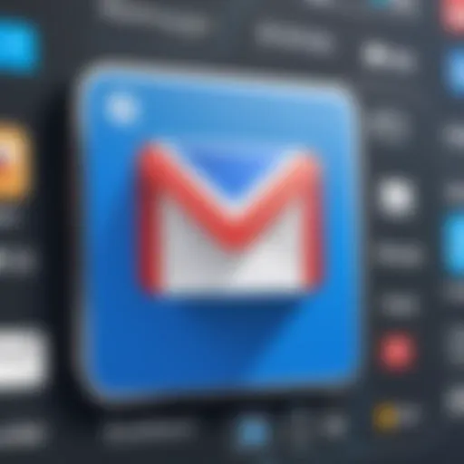 Gmail interface showcasing Sendinblue integration