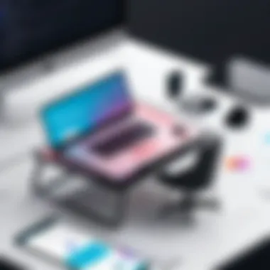 Collaboration Tools: Enhancing Teamwork with InVision Visual representation of collaborative features in InVision for teams