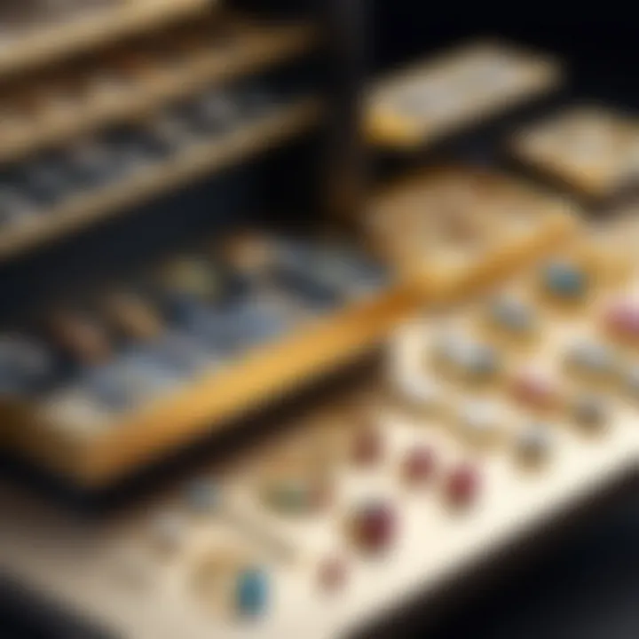 Sophisticated jewellery inventory system interface