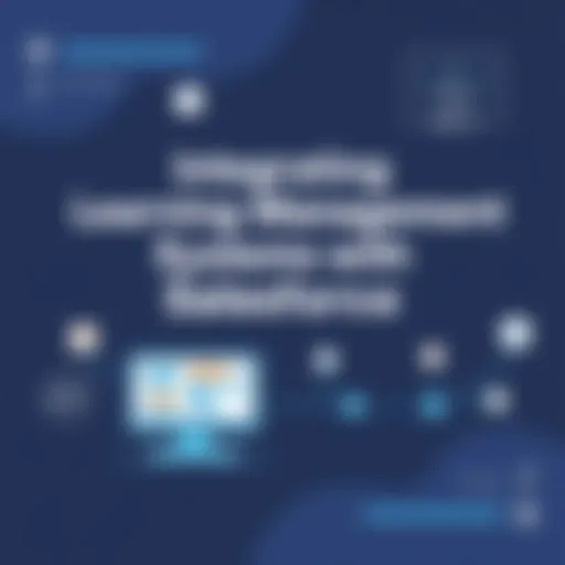 Visual representation of LMS integration with Salesforce