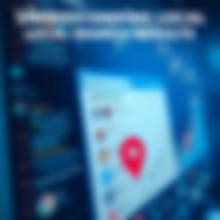 Understanding Local Search Results A graphical representation of local search engine results highlighting business listings