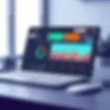 User interface of MyHours app showcasing project management dashboard