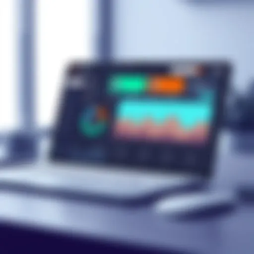 User interface of MyHours app showcasing project management dashboard