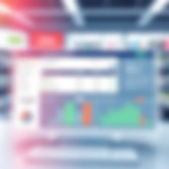 Innovative Accounting Interface A modern interface highlighting key accounting features