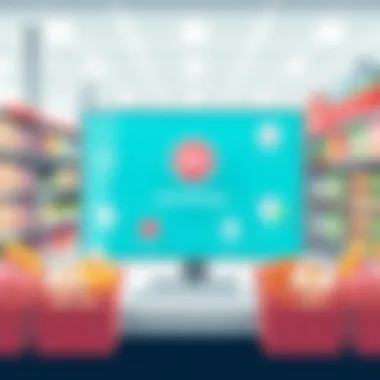 Advantages of Accounting Software Visual representation of software benefits in supermarket operations