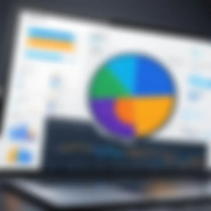 Chart representing performance metrics of Nextiva CRM