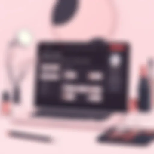 User-Friendly Online Booking Interface for Makeup Artists Elegant user interface of an online booking system