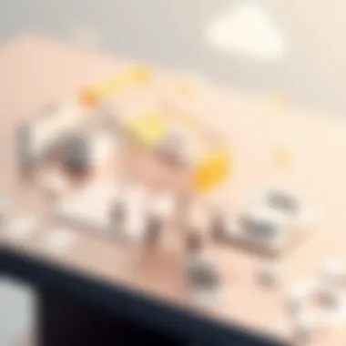 Shopping Cart Platform Integration Visual representation of shopping cart integration with various platforms