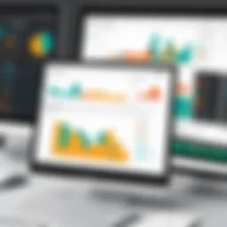 Visual representation of Power BI dashboard