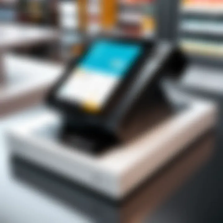 A sleek and modern point of sale terminal showcasing user-friendly design.