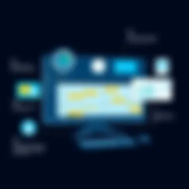 Advanced Scheduling Software Features An illustration showcasing advanced scheduling software functionalities