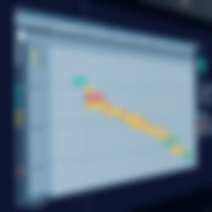 Gantt Chart for Effective Scheduling An intricate Gantt chart illustrating scheduling timelines